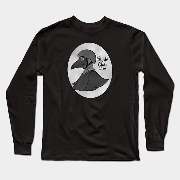 Quarantine Skate Club Long Sleeve T-Shirt by RiaoraCreations